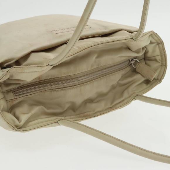 PRADA Hand Bag Nylon Beige Auth 99962 - Picture 6 of 16